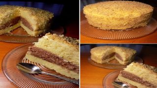 Уникално вкусна домашна торта с млечен крем