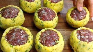 Това ястие ще ви спечели веднага, много е вкусно – гнезда от кайма и картофено пюре