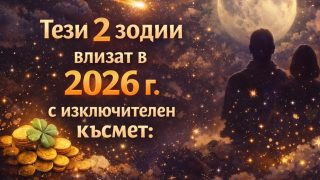 Тези 2 зодии влизат в 2026 г. с изключителен късмет: Астрологична прогноза за 2026г.