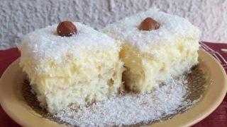 Торта Рафаело с 6 белтъка и много крем – лесна, но впечатляваща домашна рецепта