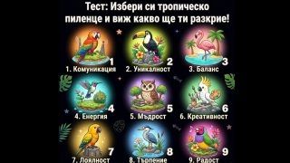 Тест: Избери си тропическо пиленце и виж какво ще ти разкрие!