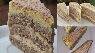 Икономична торта с ябълка и грис – сочна, мека и се реже на идеални парчета